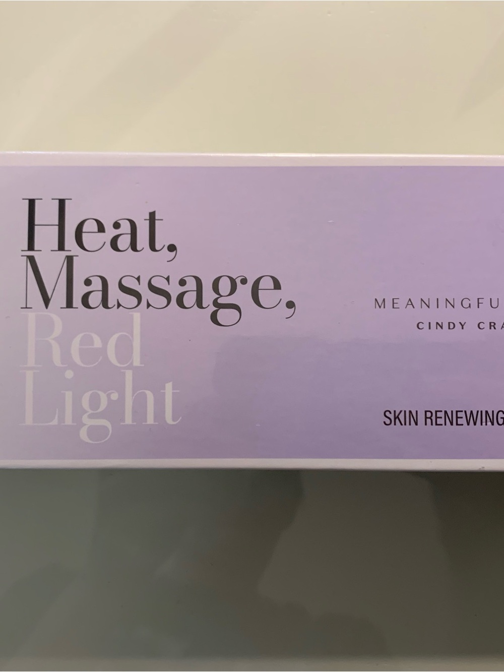 Heat, Massage, Red Light Skin Renewing Device - Meaningful Beauty